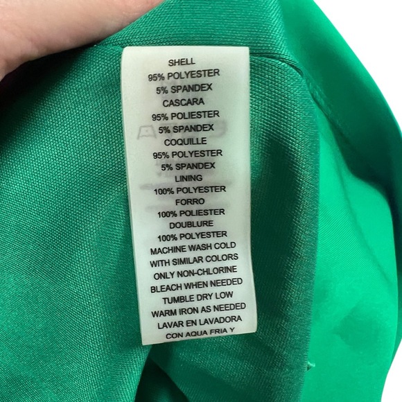 Vince Camuto Green Sleeveless Fit & Flare Dress Women’s Size 6 Pockets Party - Picture 10 of 14